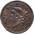 1816 N-1 R4 PCGS AU Details Tooled