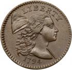 1794 S-64 R5- Missing Fraction Bar. PCGS AU58