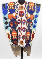 Magnificent 1950's Yoruba Shango Priest, Elaborately Beaded Ceremonial Tunic Mid-20th Century.