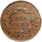 1837 N-17 R4 Plain Hair Cord, Medium Ltrs PCGS graded AU58+ - 2