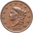 1828 N-12 R3+ PCGS graded XF45, CAC Approved