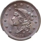 1838 N-1 R1 NGC graded MS64 Brown