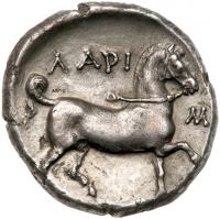 Thessaly, Larissa. Silver Stater (11.90 g), ca. 356-342 BC Nearly Mint State - 2