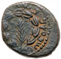 Judea, Bar Kokhba Revolt. &Atilde; Medium Bronze (10.46 g), 132-135 CE EF - 2