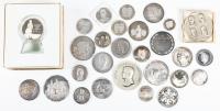 John F. Kennedy Collection: 28 (.900 to .999) Silver Medallions, Most Boasting Incredible Artistry, Most with Limited Issues. 48