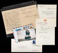 Explorers: 20 Signed Pieces by Edmund Hillary, John Hunt, a Rare Otto Nordensdkj&Atilde;&para;ld ALS, Bernard R. Hubbard, Thor Heyerdahl and