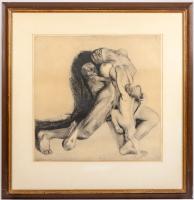 K&Atilde;&curren;thy Kollwitz. "Death & Woman"