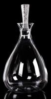Ren&Atilde;&copy; Lalique Phalsbourg Carafe with Tall Floral Stopper, Signed