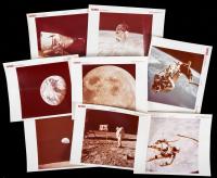 Gemini To Apollo NASA Worm Logo Red Numbered Photos Includes Ed White's EVA From The Collection Of Dick Underwood