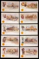 Complete Set Of 10 Trans Mississippi Exposition Postcards.
Nice set of 10 cards, couple with hint of minor corner wear as usual