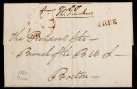 1820 Free Frank US Treasury Document Thomas Tudor Tucker
Treasurer under President Jefferson, member of Continental Congress 17
