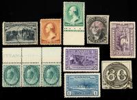 US & Foreign Intact Consignment.
Group containing few better items (see photo) as well as more common materials, generally fine
