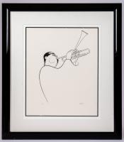 Hirschfeld, Al. "Dizzy Gillespie" Signed & Numbered Lithograph