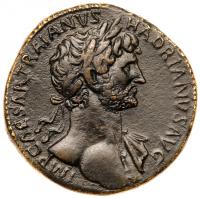 Hadrian. &Atilde; Sestertius (26.81 g), AD 117-138