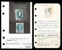 1862, 5&Acirc;&cent; blue Confederate States Used Group