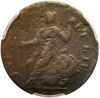 Connecticut 1785 Copper, Bust Facing Right. Miller 1-E - 2
