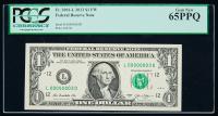Gem $1 2013 FRN serial #00000003
