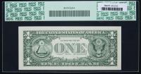Set of four $1 notes all serial #00000011 - 2