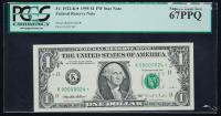 Five notes with serial numbers between 00000018 and 00000024*