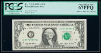 Superb $1 1993 FRN G77777777D