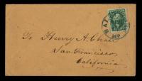 10&Acirc;&cent; green, type II on cover