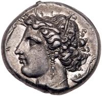 Sicily, Entella. Silver Tetradrachm (16.71 g), ca. 320/15-300 BC