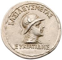 Kingdom of Baktria. Eukratides I Megas, ca. 170-145 BC.