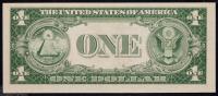 $1 Silver Certificate solid serial #44444444 - 2