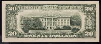 Ex. Billy Key $20 1988A FRN G44444444F - 2