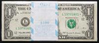 High Grade Group of Five $1 1999 FRN Star Packs - 2