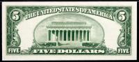 Choice AU to Gem Unc 1950's era $5 Small Size Type Notes - 2