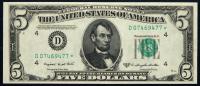 Seven Choice to Gem Unc 1950's $5 FRN Stars