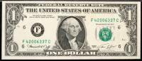 $1 1974 with insufficient ink on reverse