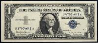 Gem Unc $1 1957B SC Mismatched Serial #