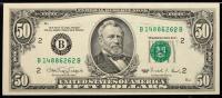 Two $50 and one $100 offset error notes