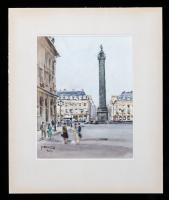 Henri Bouvrie. "Place Vend&Atilde;&acute;me"