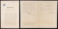D&Atilde;&shy;az, Porfirio -- Document Signed as President Regarding a Silver and Copper Mine