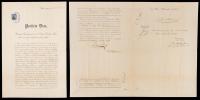 D&Atilde;&shy;az, Porfirio -- Document Signed as President Regarding a Silver and Copper Mine - 2