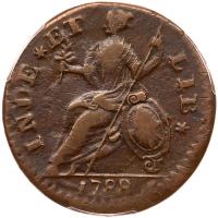 1788 Vermont Bust Right, RR-27 - 2