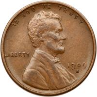 1909-S Lincoln 1C. VDB
