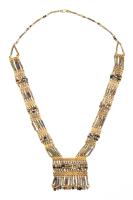 Spectacular Mummy Bead Necklace, Recently Strung, Exhibiting Exceptional Craftsmanship with over 200 Mummy Beads.