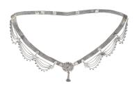 Ladies Solid Sterling Silver Belt. Very Unusual, Adjustable Waist with a Striking Buckle in the Shape of an Elegant Peacock