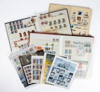 Mint & Used Collection In 2 Harris Albums Plus 2 Stockbooks