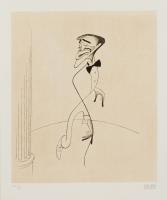 Hirschfeld, Al. "Sammy Davis, Jr." Signed & Numbered Lithograph.