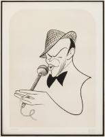 Hirschfeld, Al. "Frank Sinatra" Signed & Numbered Lithograph.