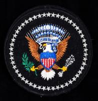 Two Vice-Presidential Patches Given to Clark McClelland During the First Two Visits by Lyndon Johnson to Cape Canaveral