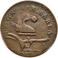 1787. New Jersey Copper. Camel Head. Maris 56-n PCGS VF30