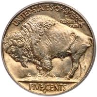 1936-S Buffalo 5C. Repunched S PCGS MS66 - 2
