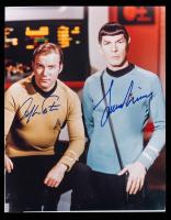 William Shatner and Leonard Nimoy Signed Oversized Star Trek Photograph