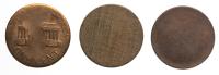 (196?). Lincoln Cent MINT ERROR. Struck on a thin split planchet plus a blank split planchet plus a Regular Blank Planch